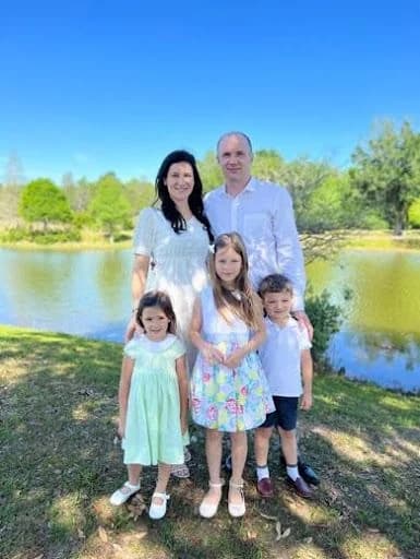 Dr. Ion Rotaru with his family