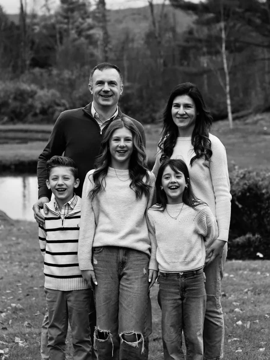 Dr. Ion Rotaru with his family
